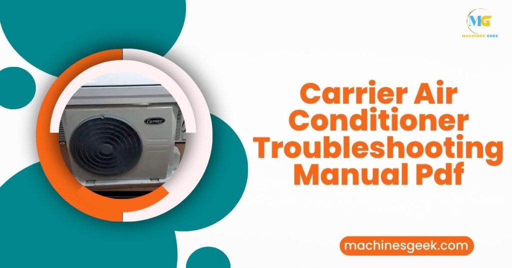 Carrier Air Conditioner Troubleshooting Manual Pdf