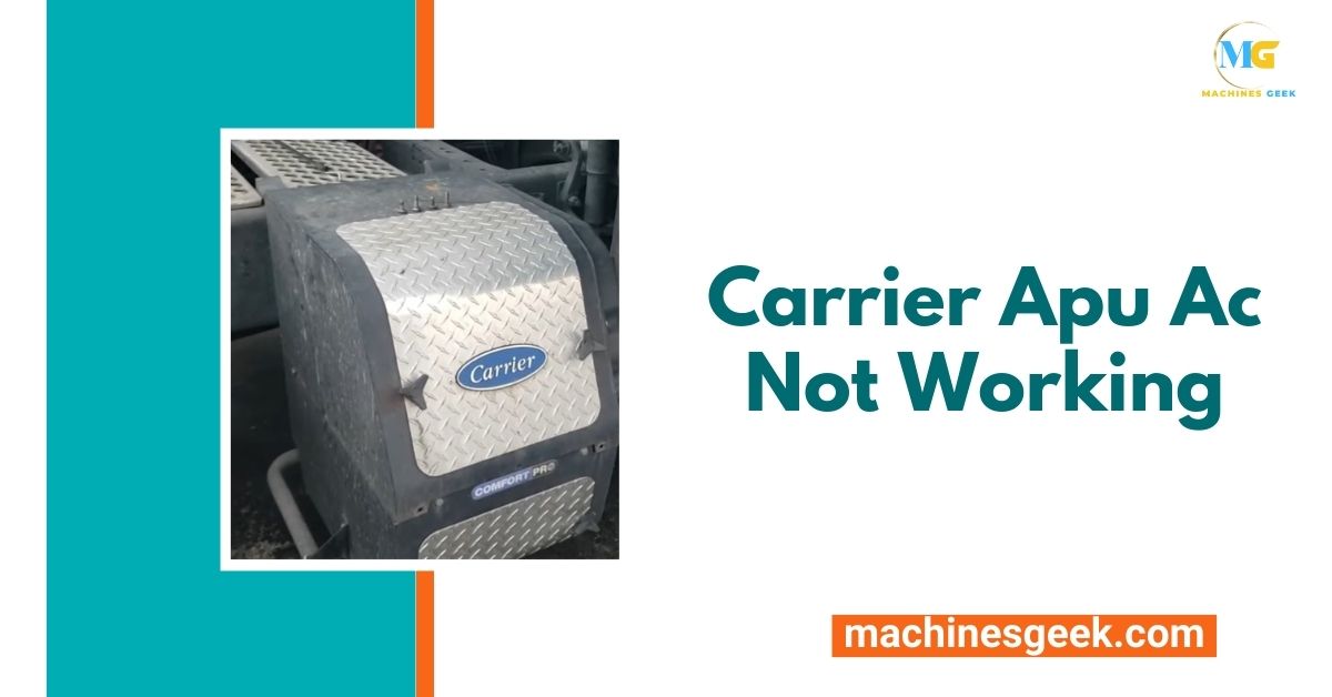 Carrier Apu Ac Not Working
