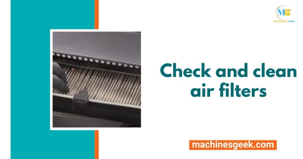Check and clean air filters
