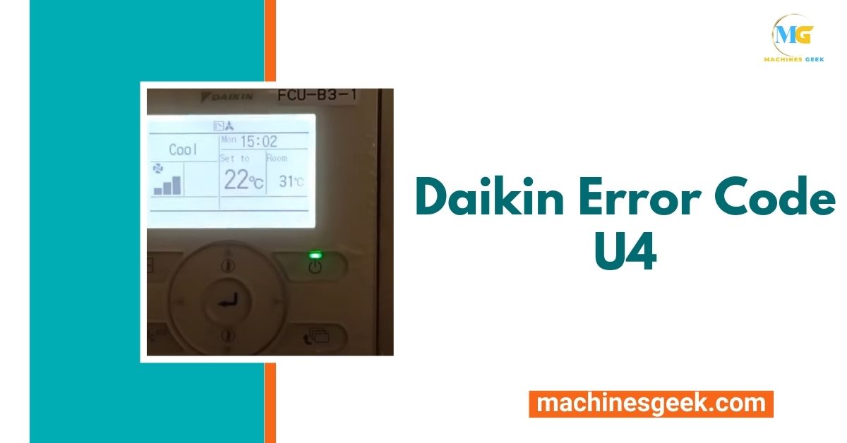 Daikin Error Code U4