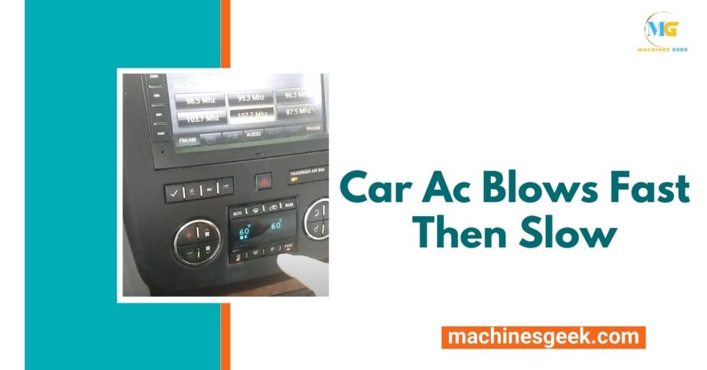 Car Ac Blows Fast Then Slow