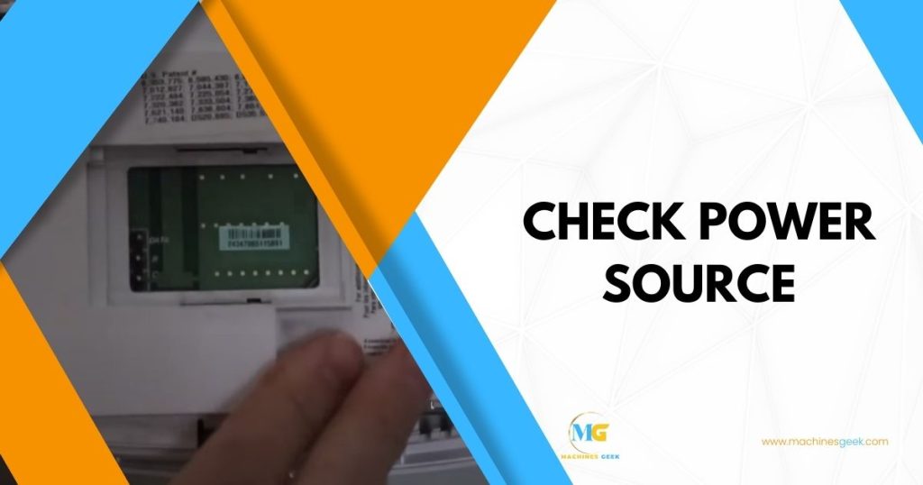 Check power source