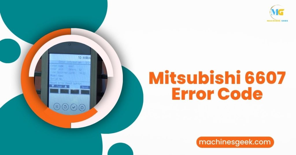 Mitsubishi 6607 Error Code