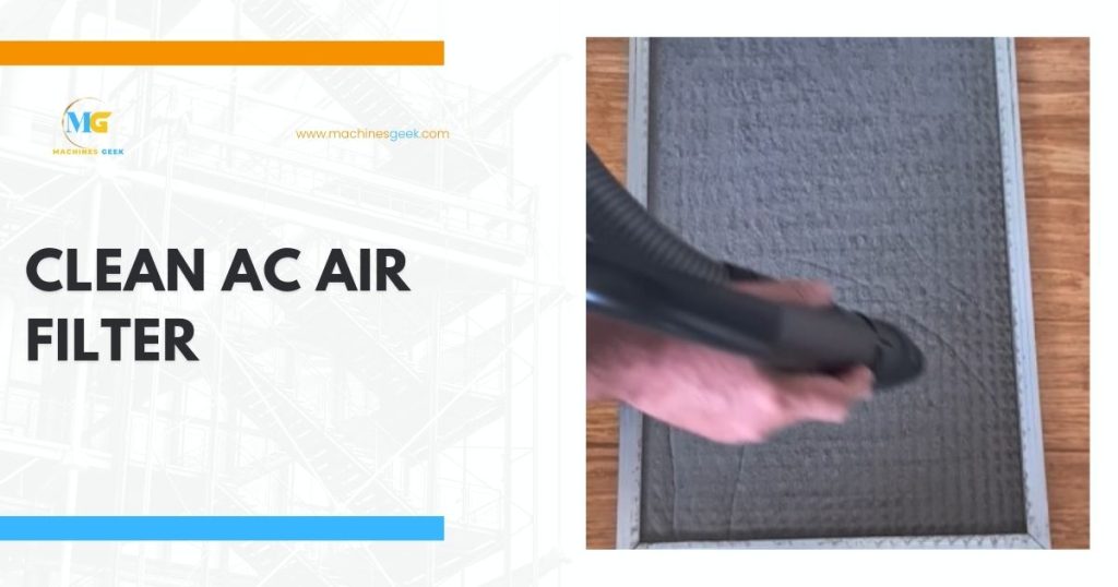 clean ac air filter