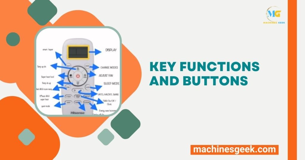 Key Functions And Buttons 
