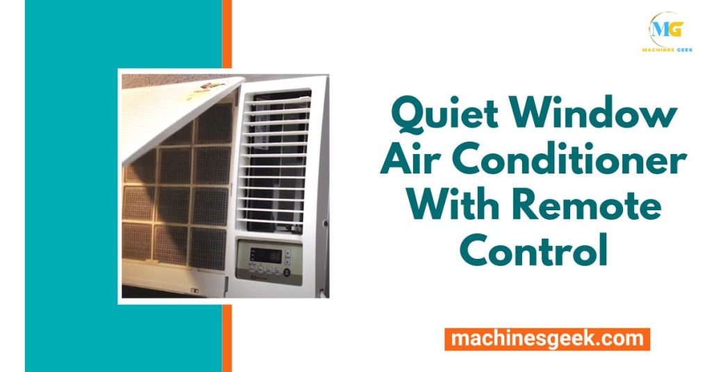 Quiet Window Air Conditioner With Remote Control